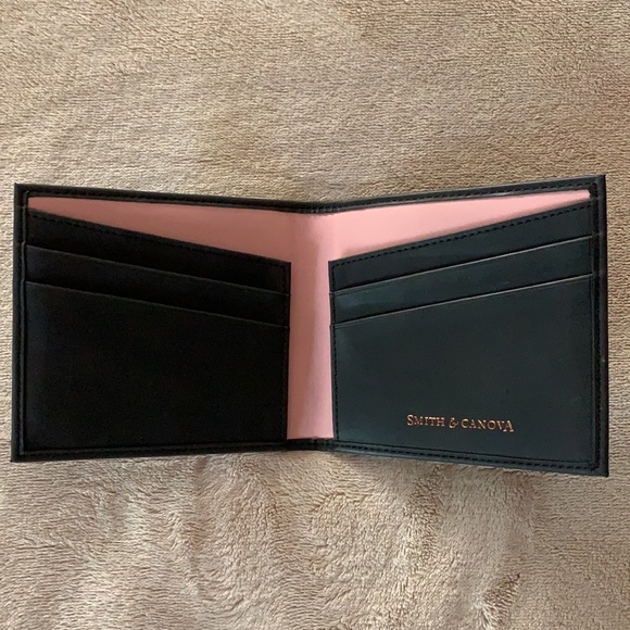 Folded wallet. Genuine leather. - Picture 1 of 5